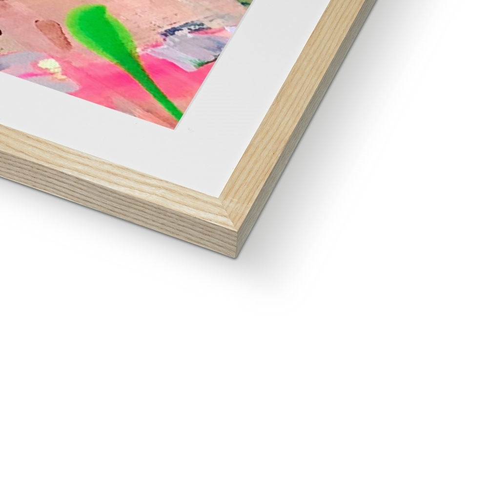 Pink Framed & Mounted Print