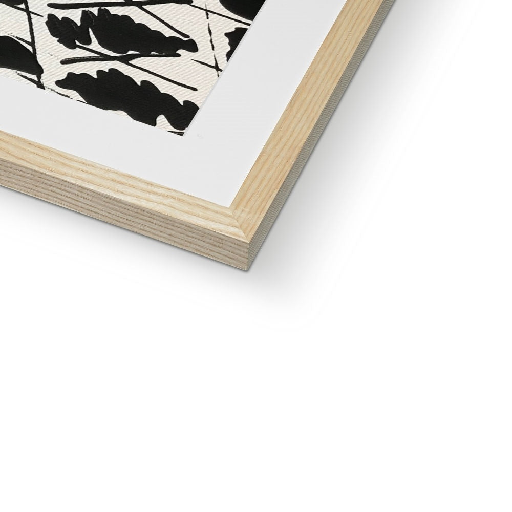 Black & White Framed & Mounted Print