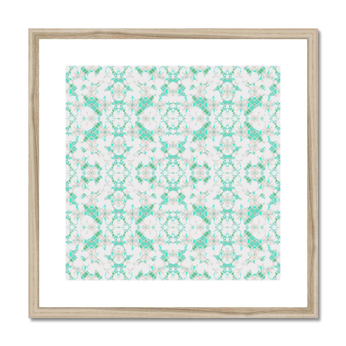 Turquoise Framed & Mounted Print