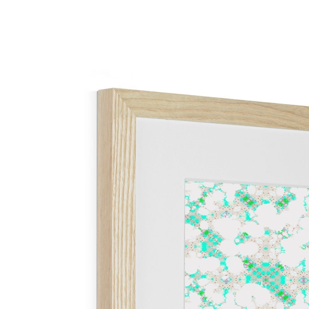 Turquoise Framed & Mounted Print