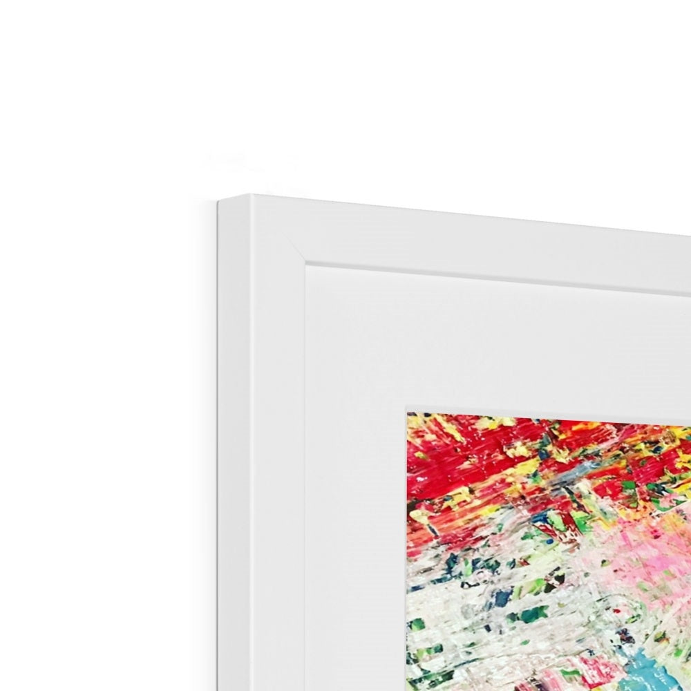 Red Framed & Mounted Print