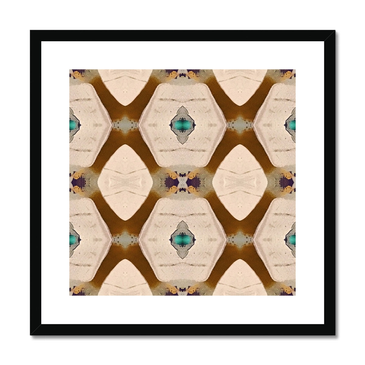 Brown Framed & Mounted Print