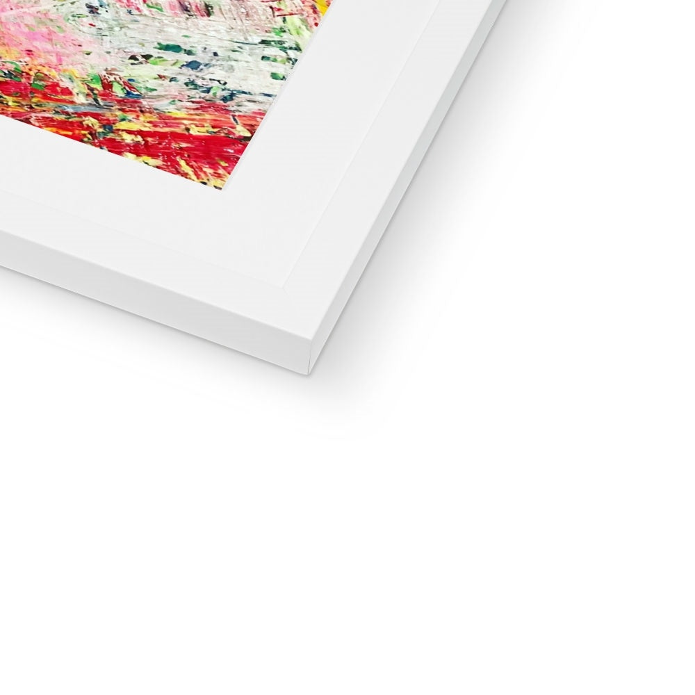 Red Framed & Mounted Print