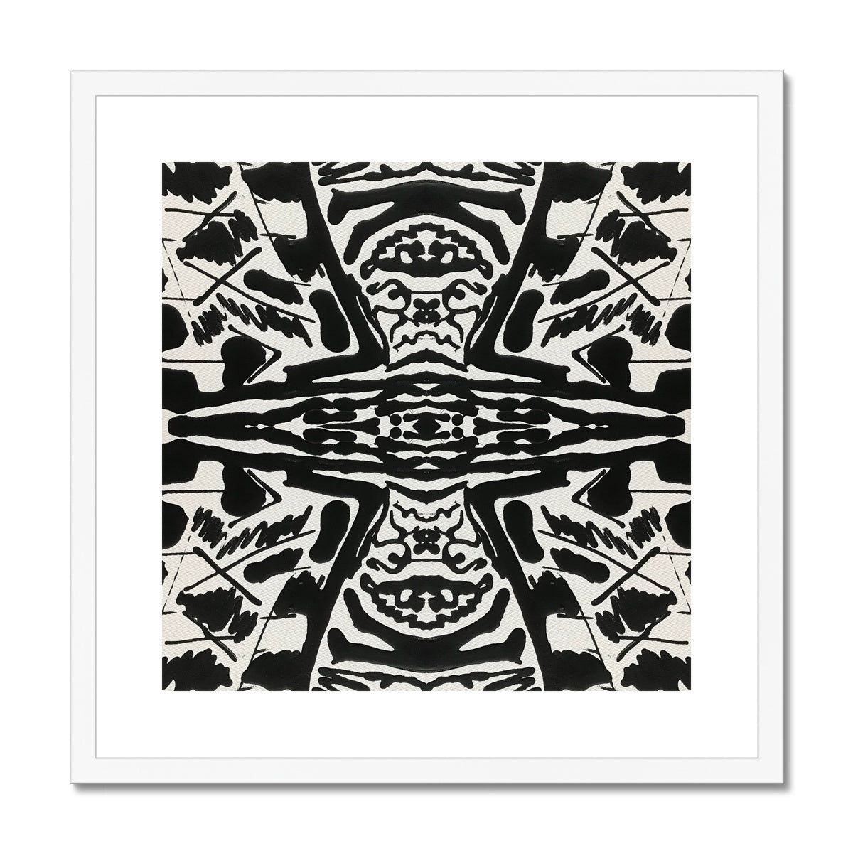 Black & White Framed & Mounted Print