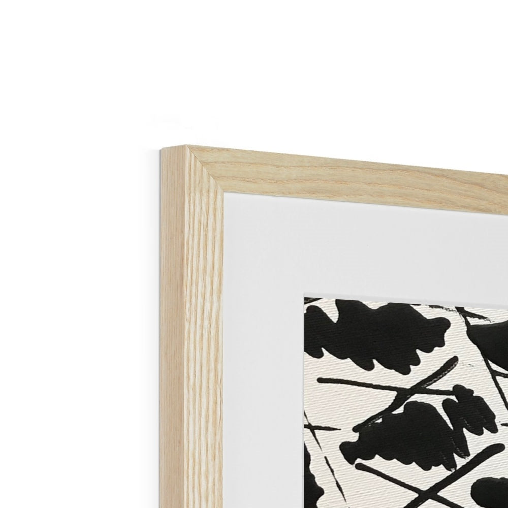Black & White Framed & Mounted Print