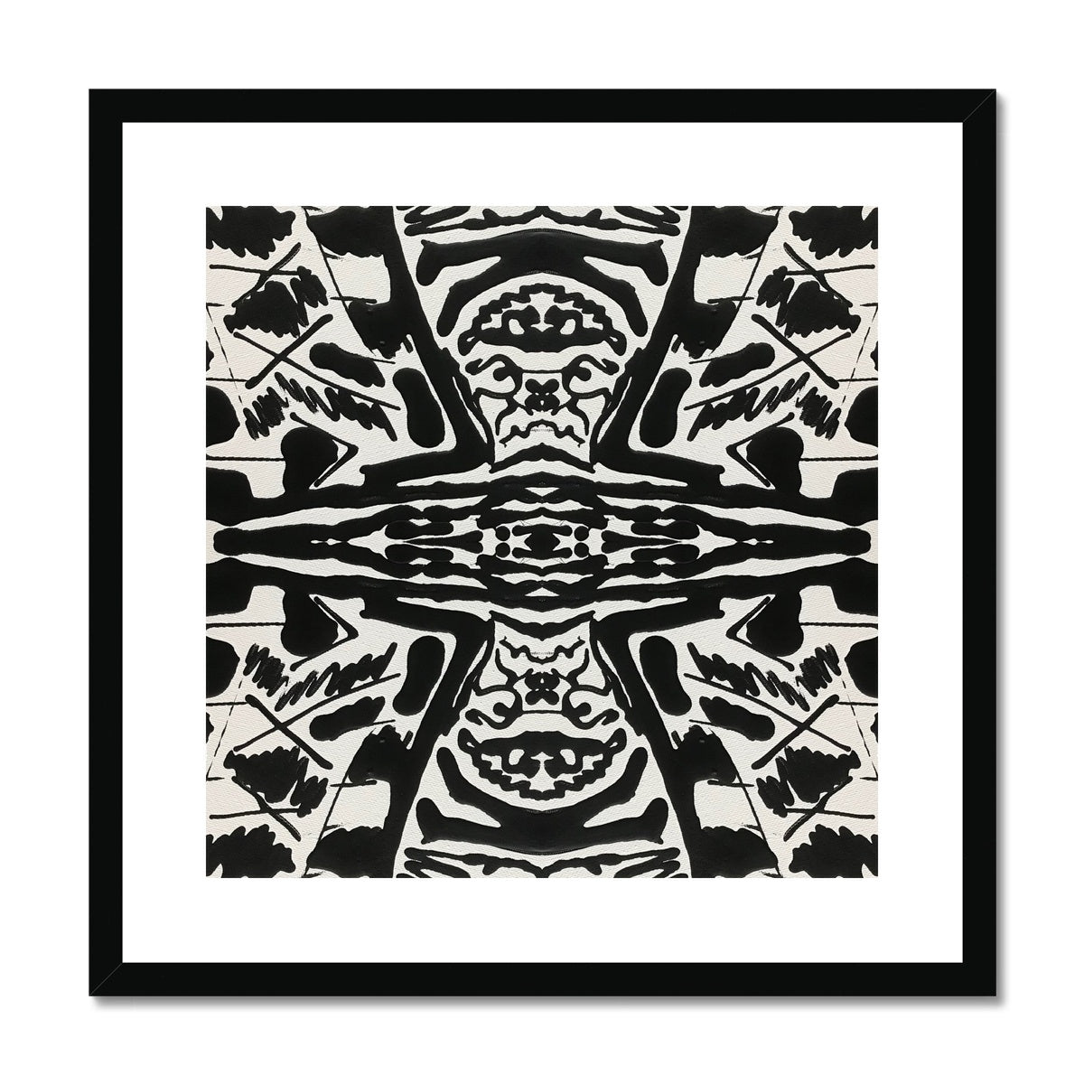 Black & White Framed & Mounted Print