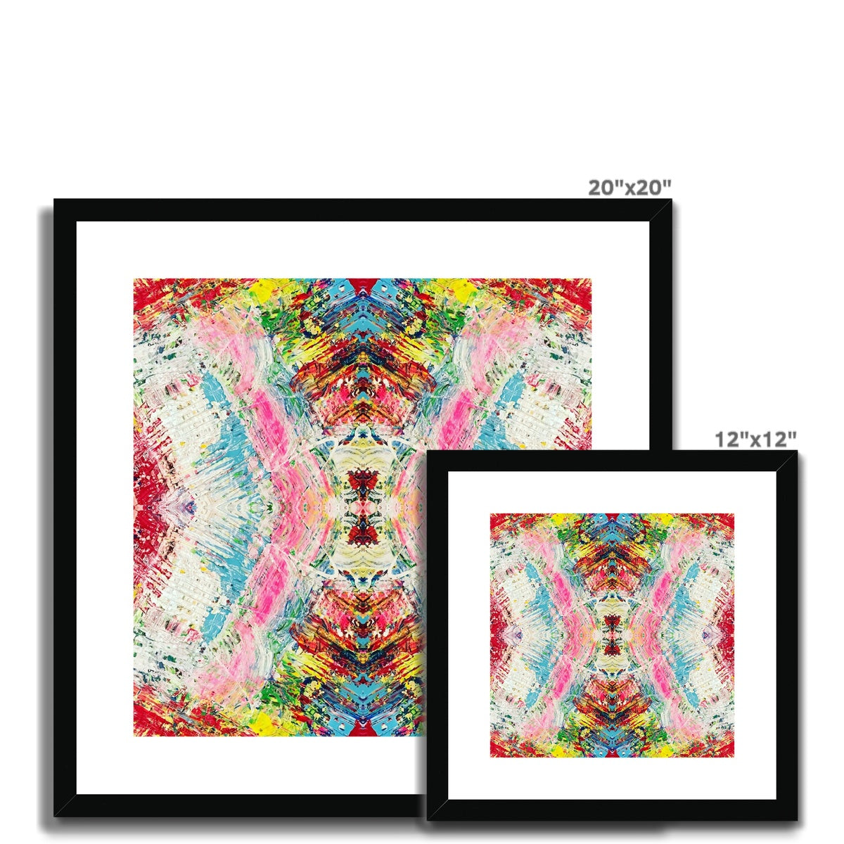 Red Framed & Mounted Print