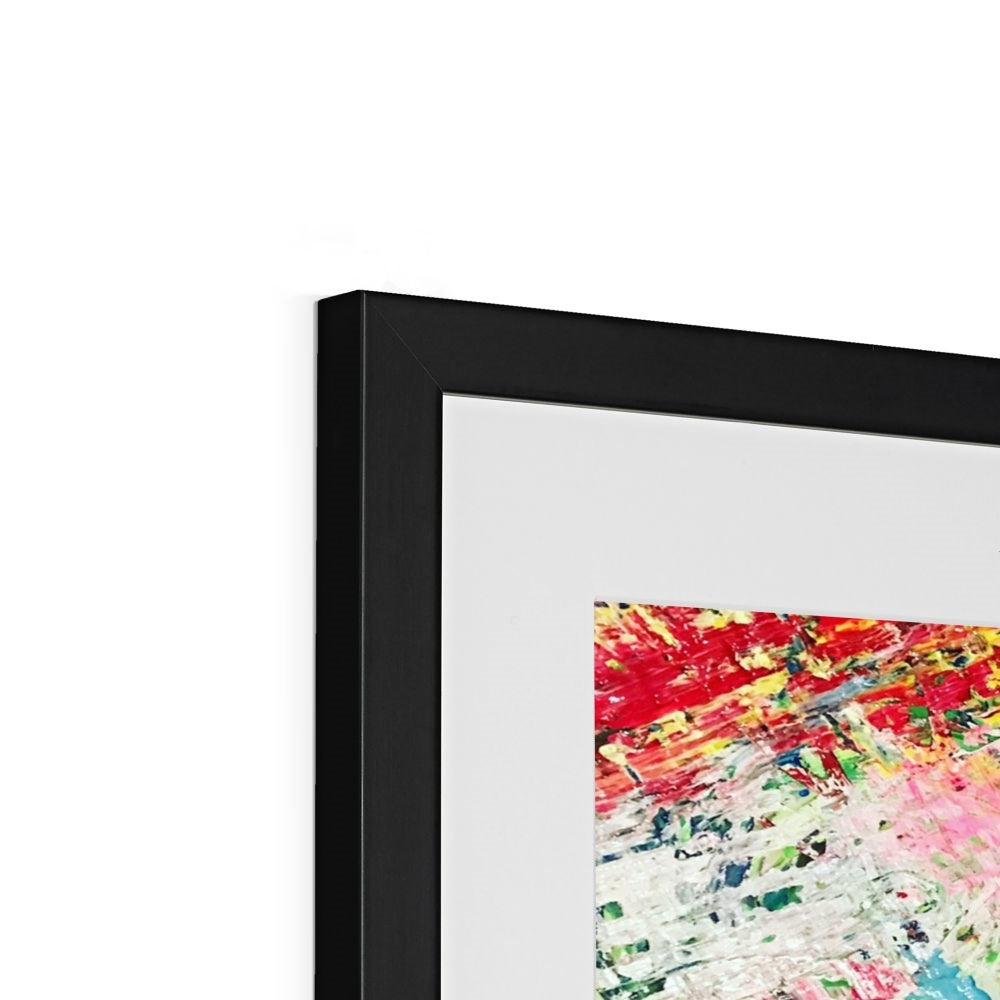 Red Framed & Mounted Print