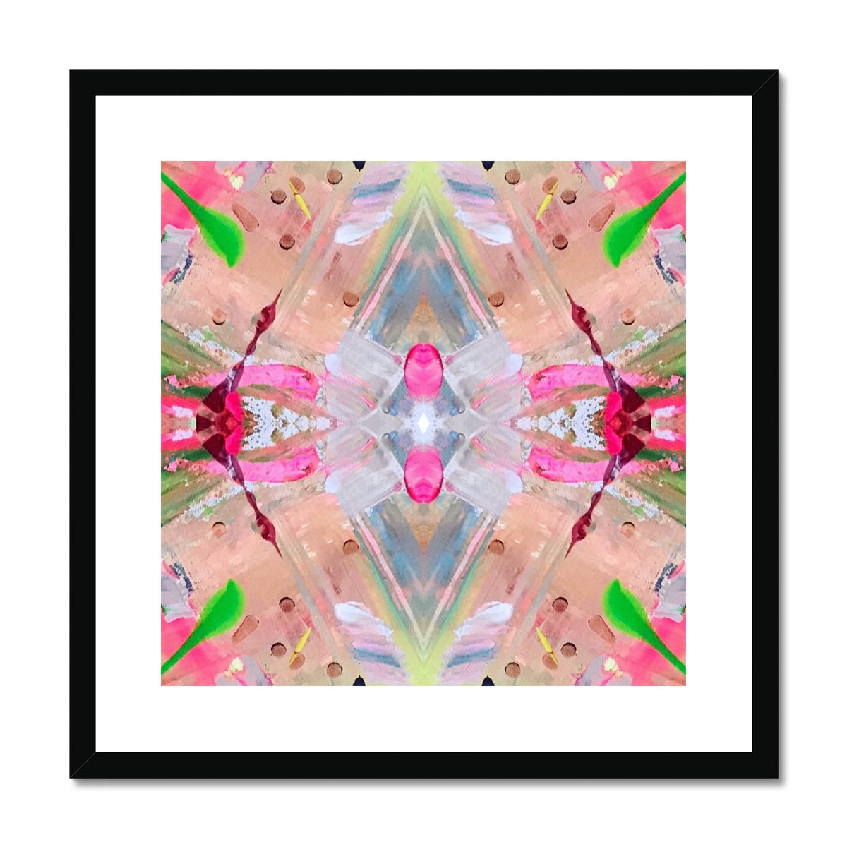 Pink Framed & Mounted Print