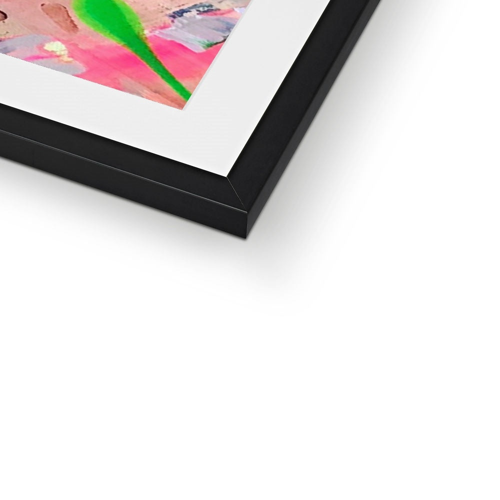 Pink Framed & Mounted Print