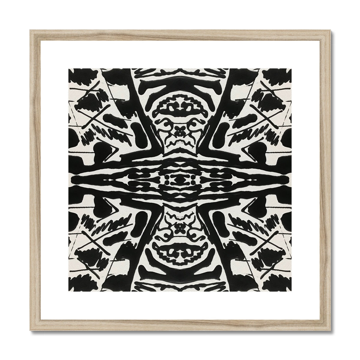 Black & White Framed & Mounted Print