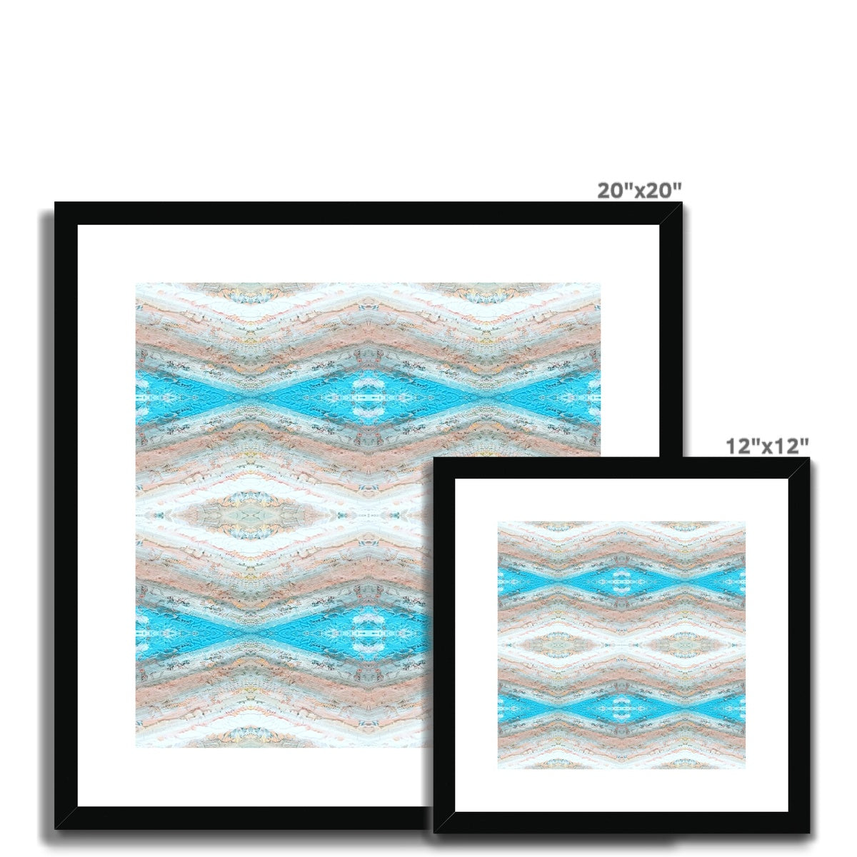 Wave Framed & Mounted Print