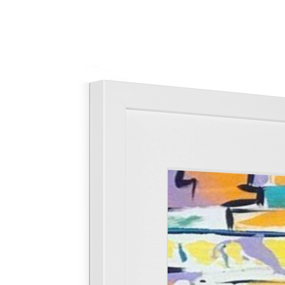 Funky Framed & Mounted Print