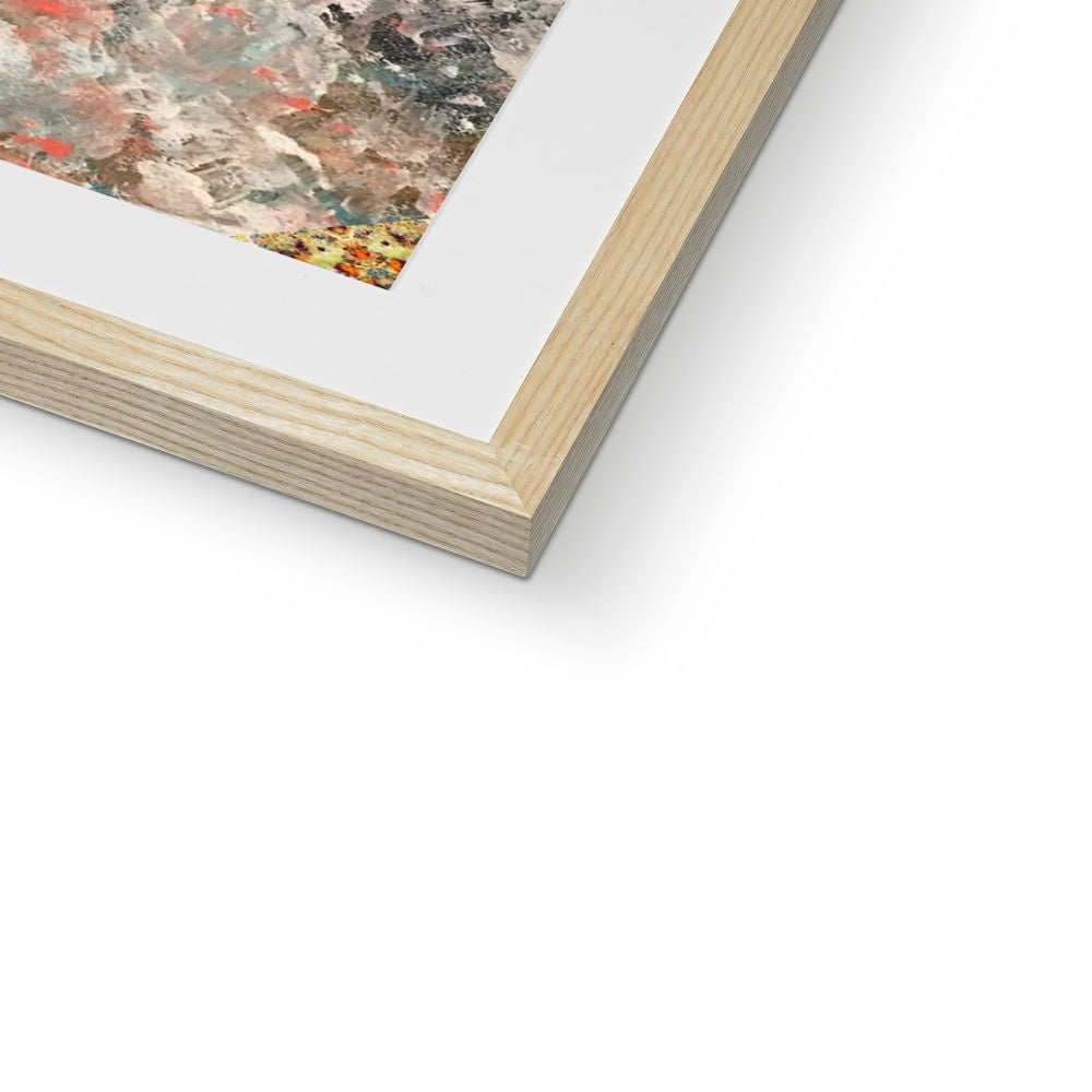 Brown Kaleidoscope Framed & Mounted Print