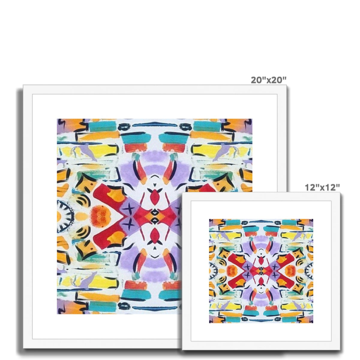 Funky Framed & Mounted Print