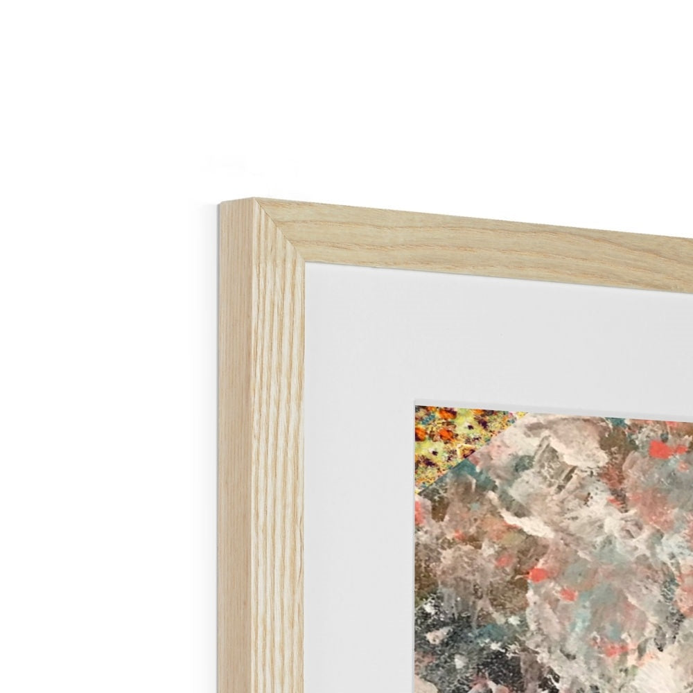 Brown Kaleidoscope Framed & Mounted Print