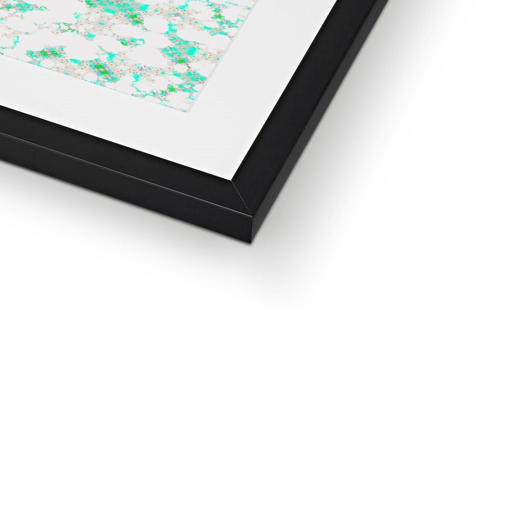 Turquoise Framed & Mounted Print