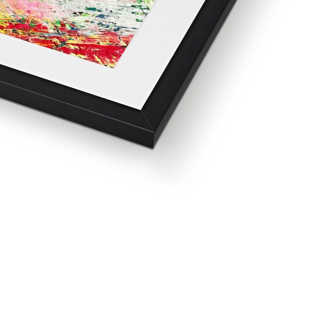 Red Framed & Mounted Print