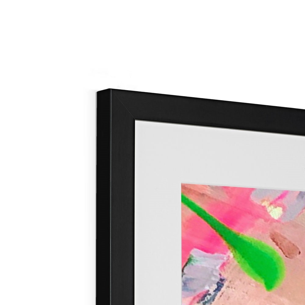 Pink Framed & Mounted Print