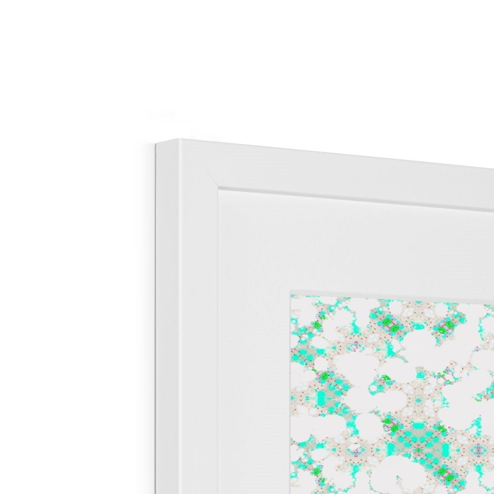 Turquoise Framed & Mounted Print