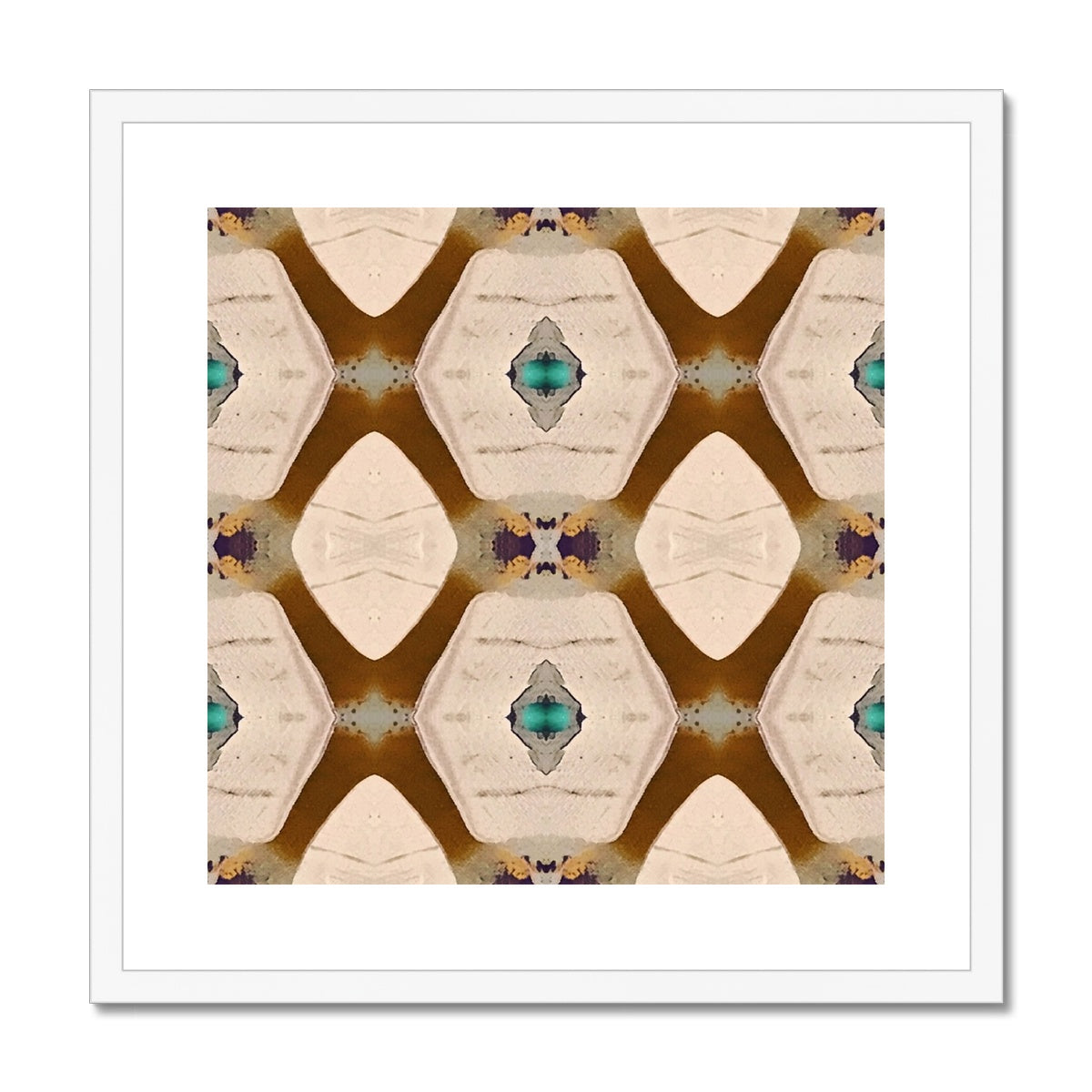 Brown Framed & Mounted Print