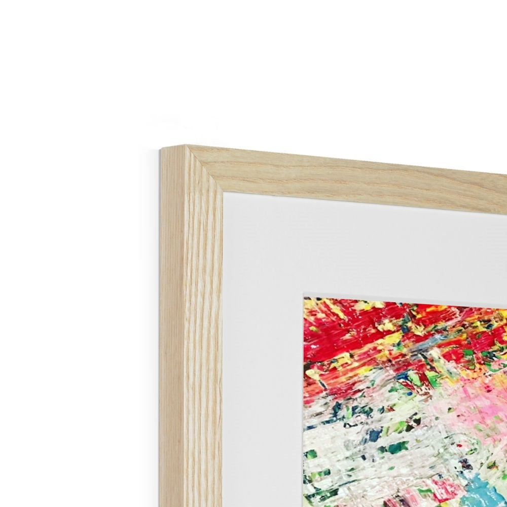 Red Framed & Mounted Print