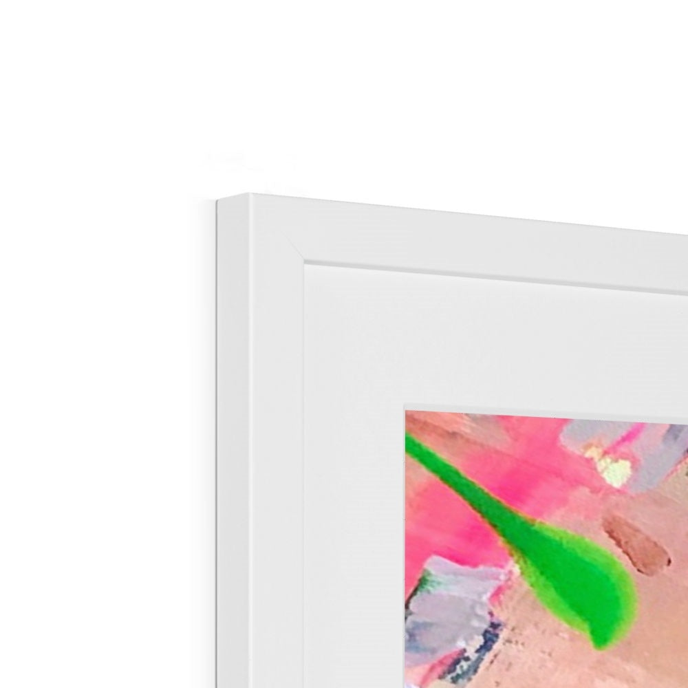 Pink Framed & Mounted Print