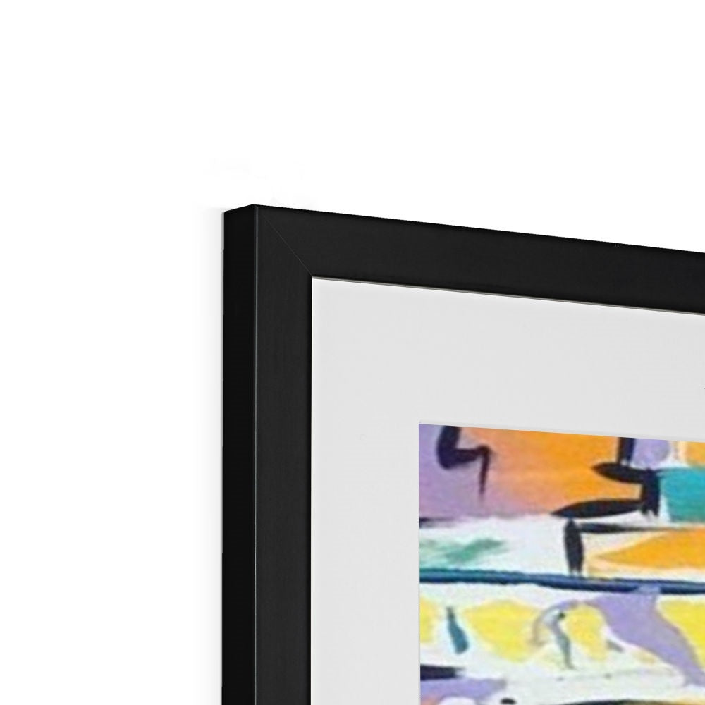 Funky Framed & Mounted Print