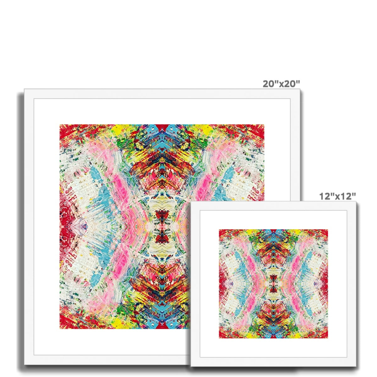 Red Framed & Mounted Print