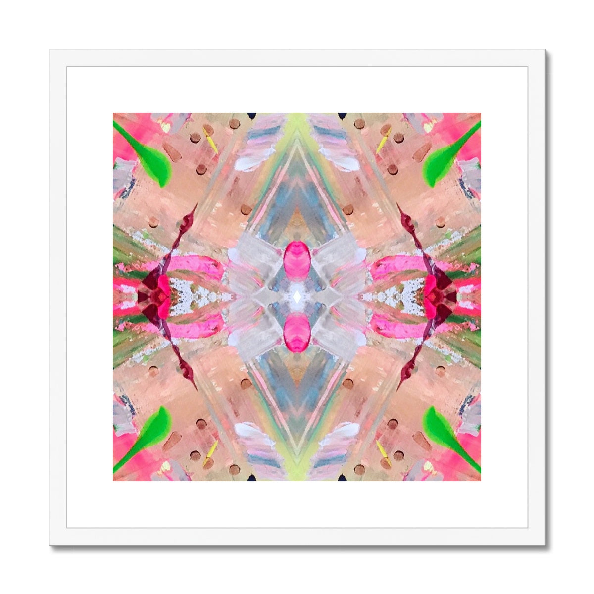 Pink Framed & Mounted Print