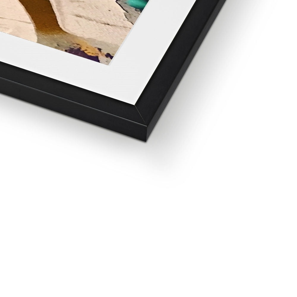 Brown Framed & Mounted Print