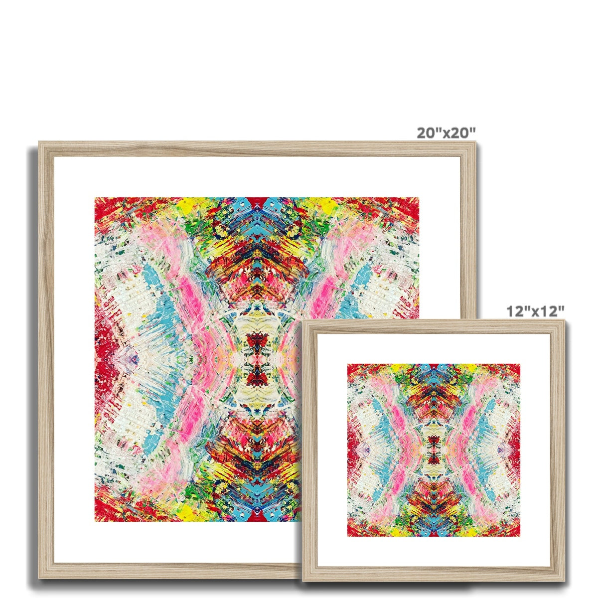 Red Framed & Mounted Print