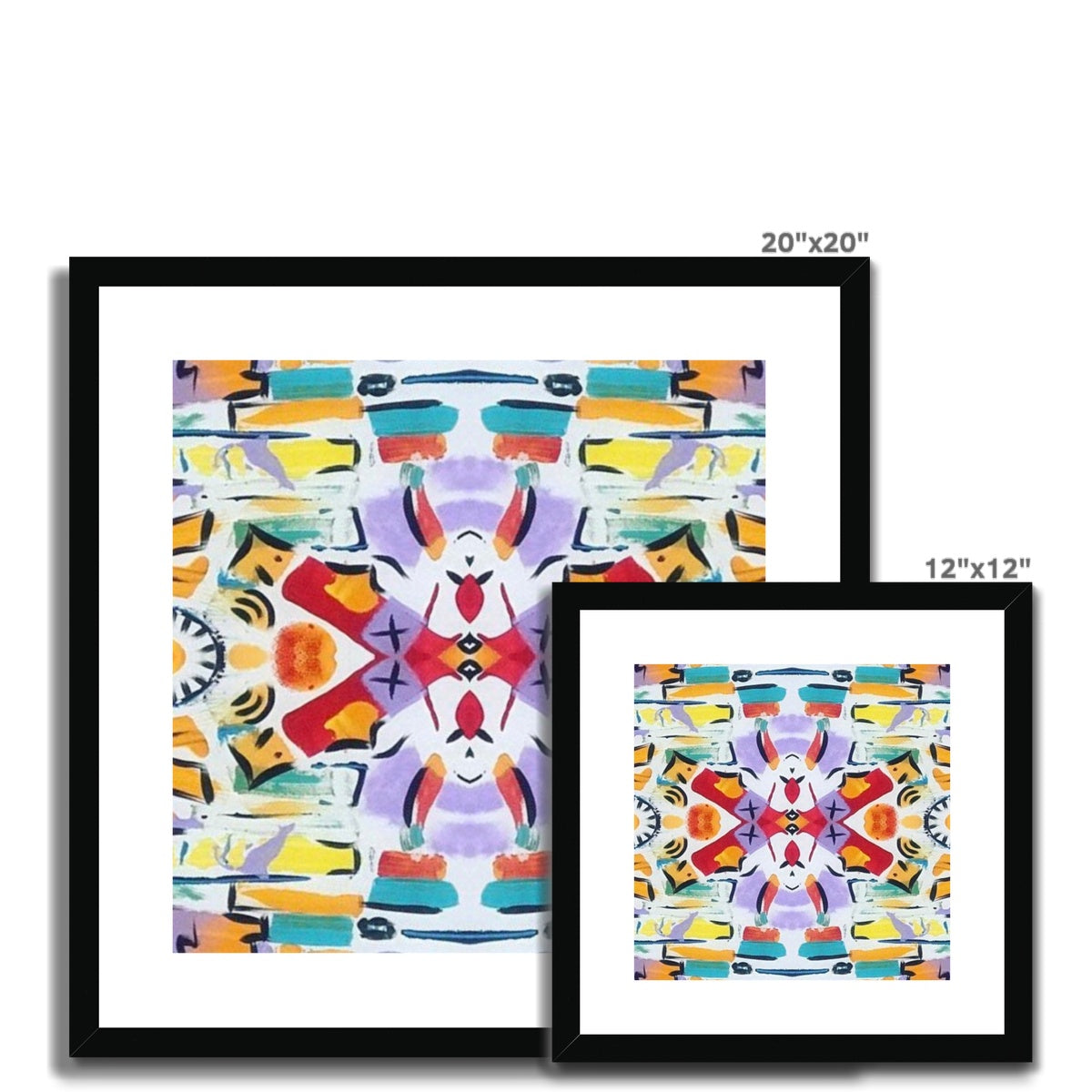 Funky Framed & Mounted Print