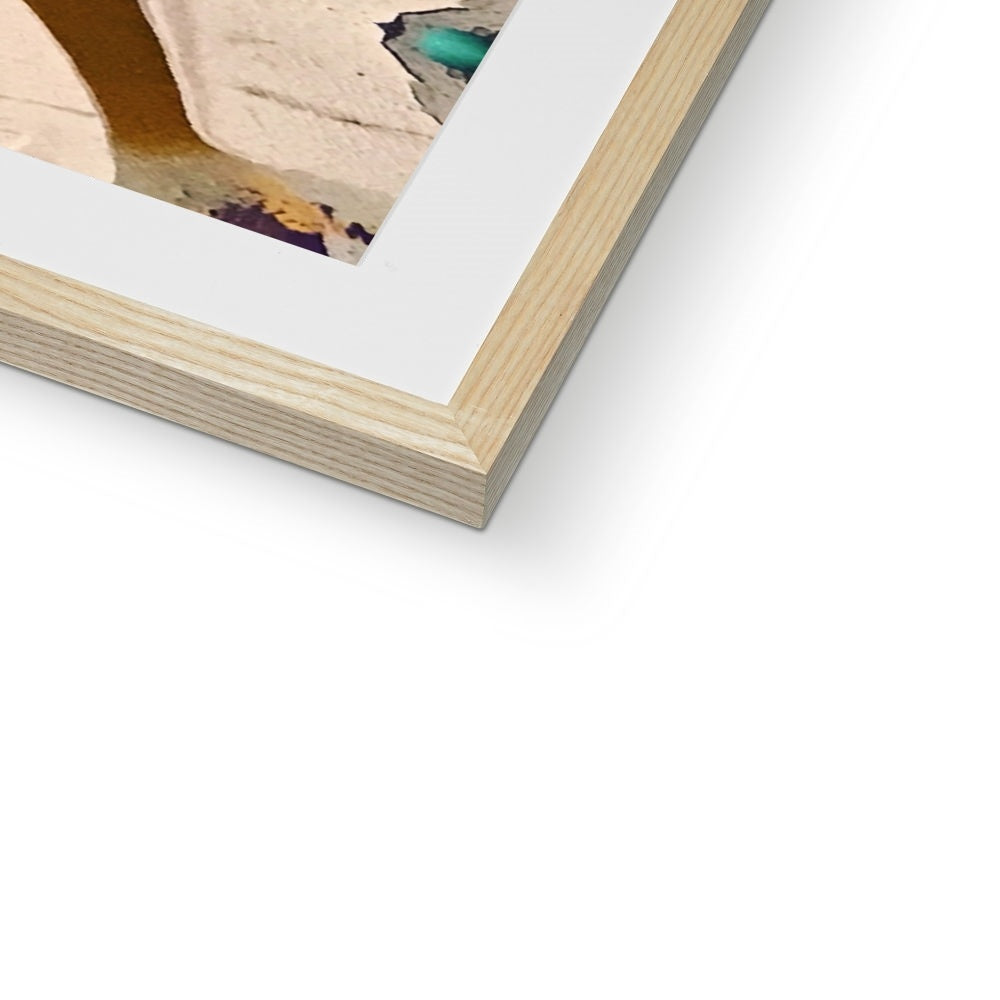Brown Framed & Mounted Print