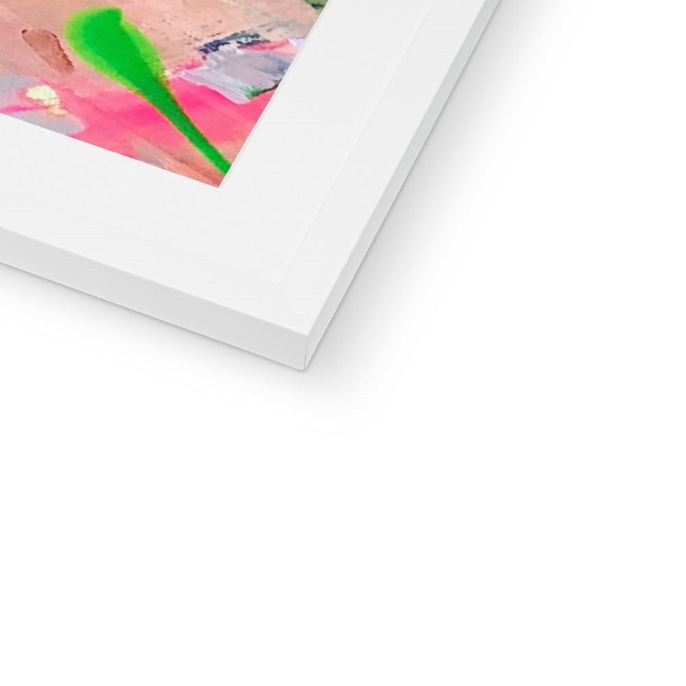Pink Framed & Mounted Print