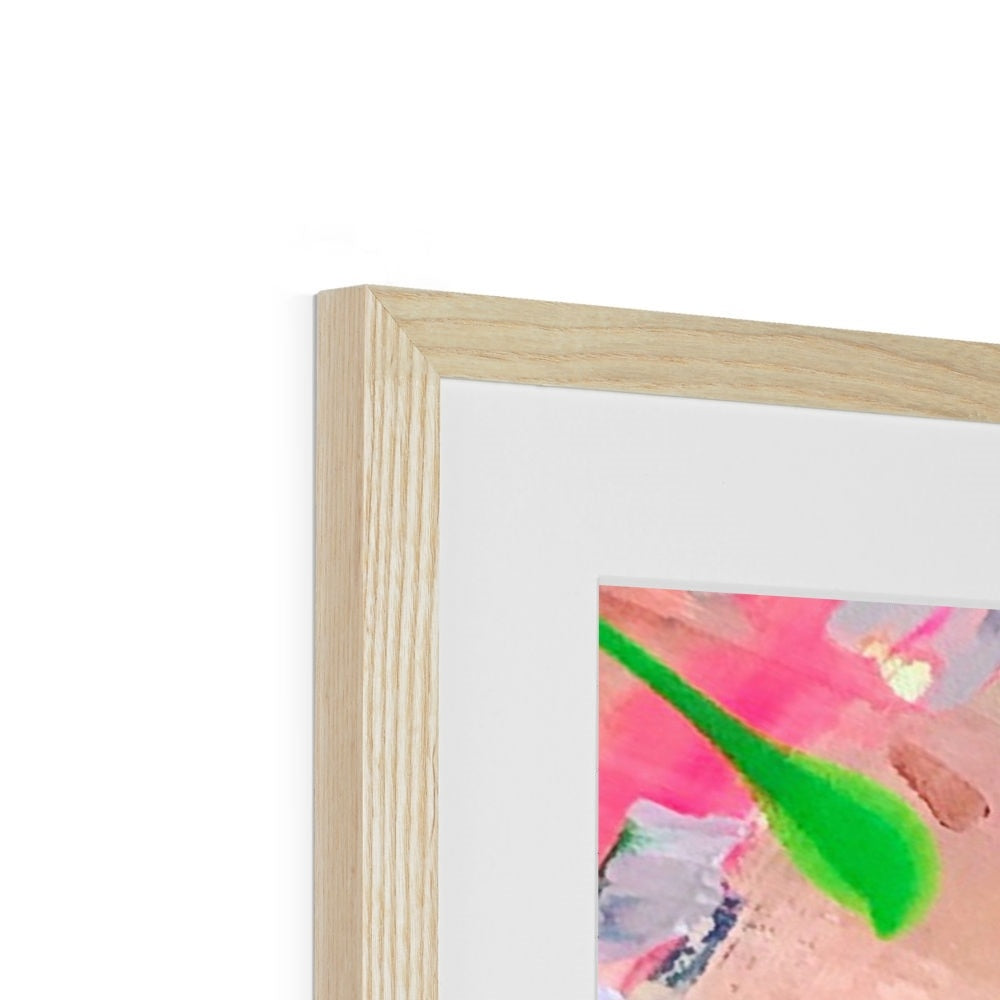 Pink Framed & Mounted Print