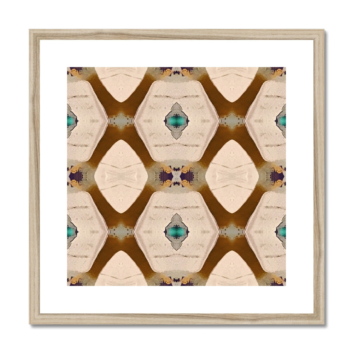 Brown Framed & Mounted Print