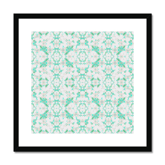 Turquoise Framed & Mounted Print